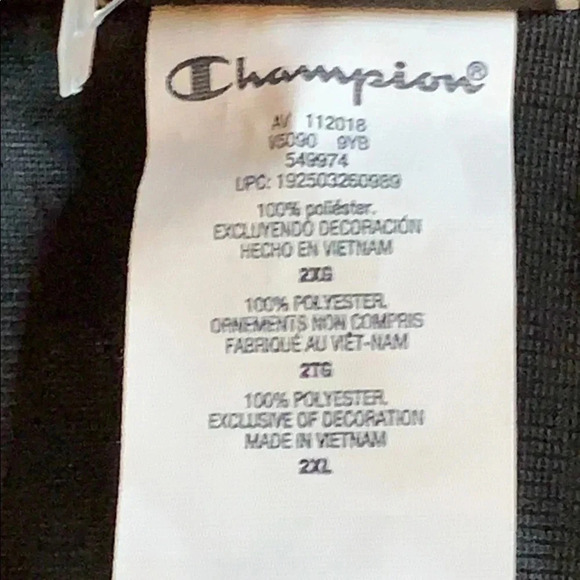 Mens’s Champion Jacket Full Zip Mesh Warm Up Jacket - Picture 9 of 11